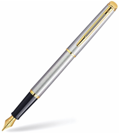 Πένα Waterman Hemisphere Fountain Pen Stainless Steel GT Medium Nb