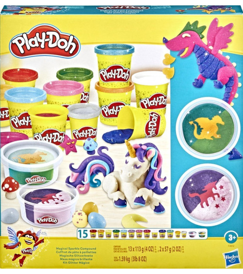 Πλαστελίνη Hasbro Play-Doh Magical Sparkle Pack