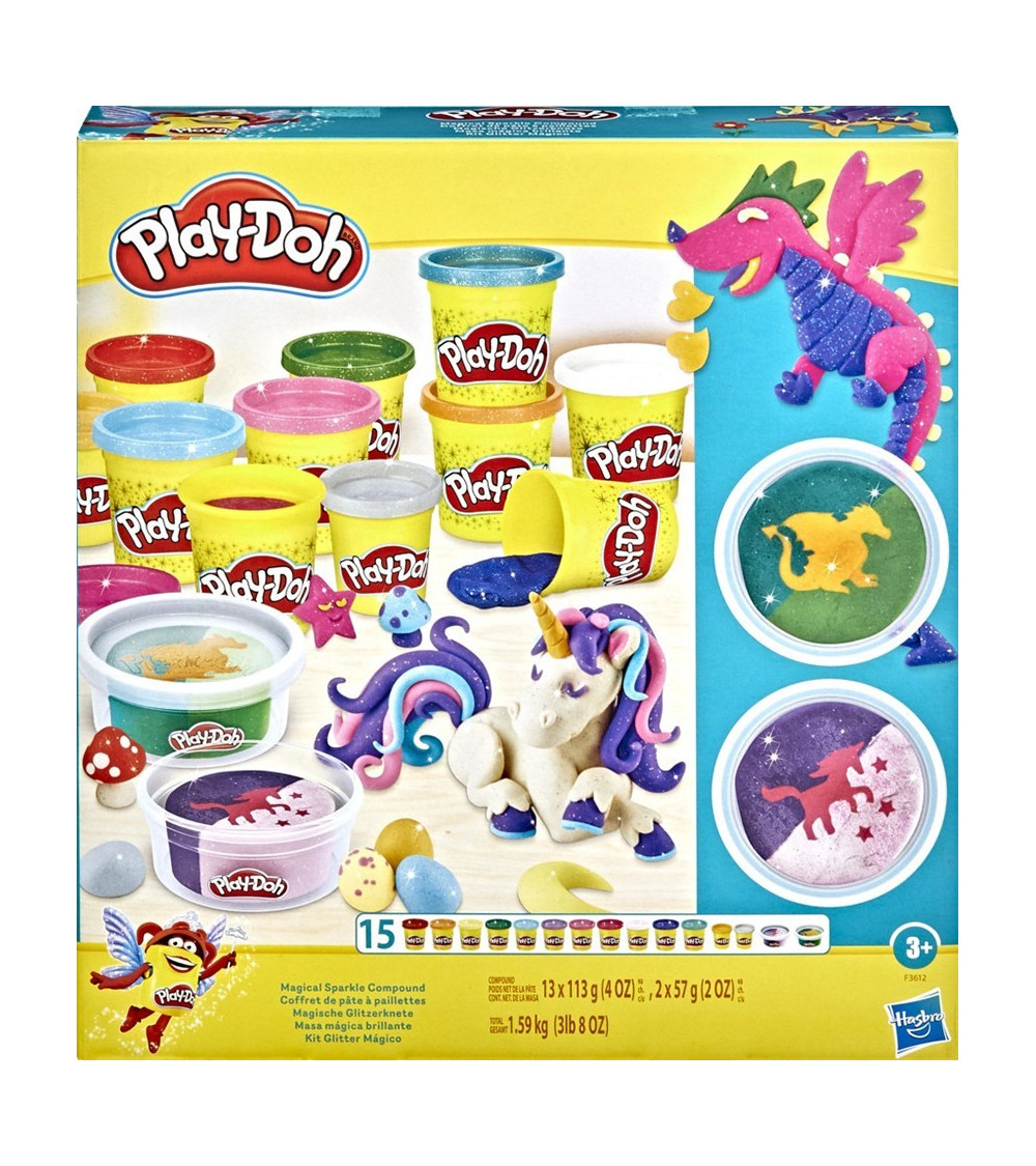 Πλαστελίνη Hasbro Play-Doh Magical Sparkle Pack