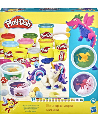 Πλαστελίνη Hasbro Play-Doh Magical Sparkle Pack