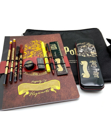 Σχολικό Σετ Harry Potter Black Gold Stationery Bumper Set