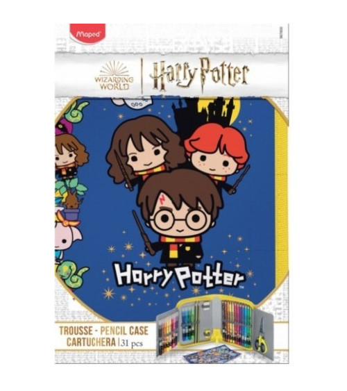 Κασετίνα Maped Harry Potter με μαρκαδόρους