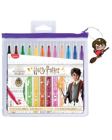 Μαρκαδόροι Maped 12χρ Harry Potter σε Θήκη