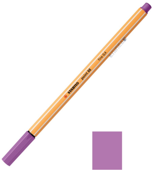 Μαρκαδοράκι 88/62 Stabilo Point 0.4 Grey Violet