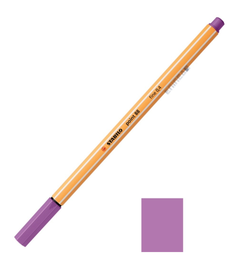 Μαρκαδοράκι 88/62 Stabilo Point 0.4 Grey Violet