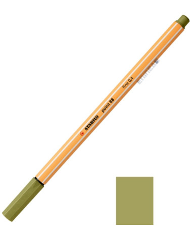 Μαρκαδοράκι 88/37 Stabilo Point 0.4 Mud Green