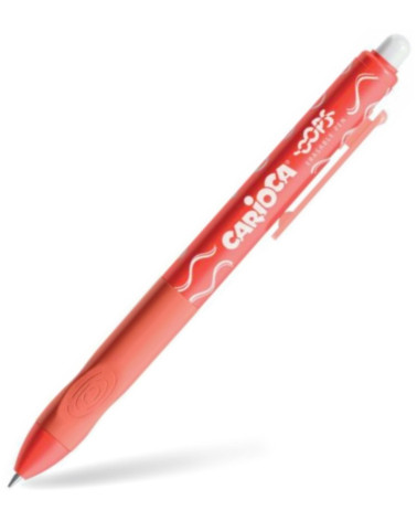 Στυλό Carioca Oops Erasable Grip 0.7 που Σβήνει Κόκκινο