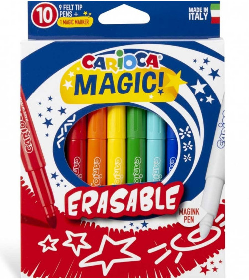 Μαρκαδόροι Carioca 12χρ Erasable Σβύνουν