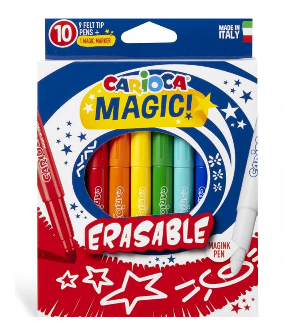 Μαρκαδόροι Carioca 12χρ Erasable Σβύνουν