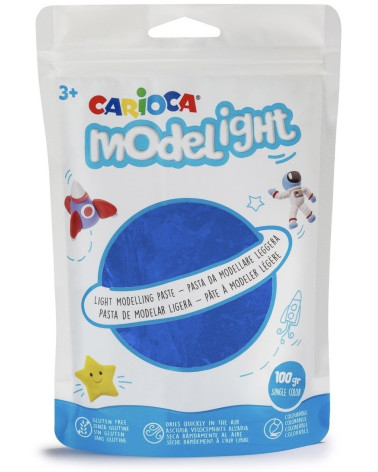 Πηλός Ελαφρύς Carioca Modelight 100gr Foam Μπλε