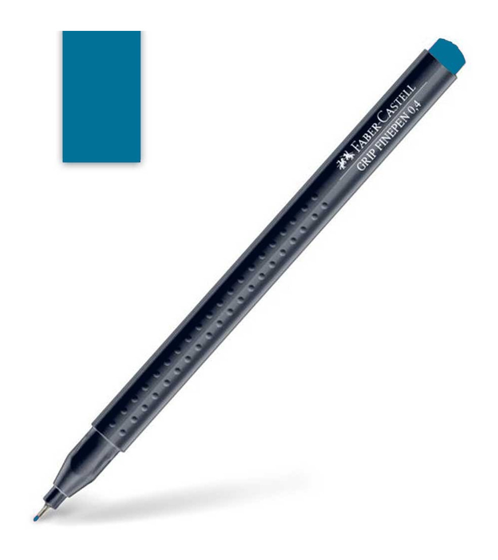 Μαρκαδοράκι Faber Castell Grip Finepen 0.4mm Cobalt Turquoise