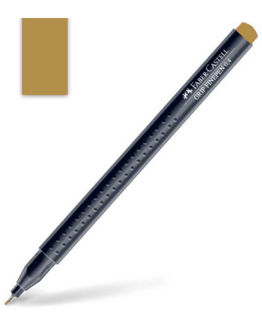 Μαρκαδοράκι Faber Castell Grip Finepen 0.4mm Brown Ochre