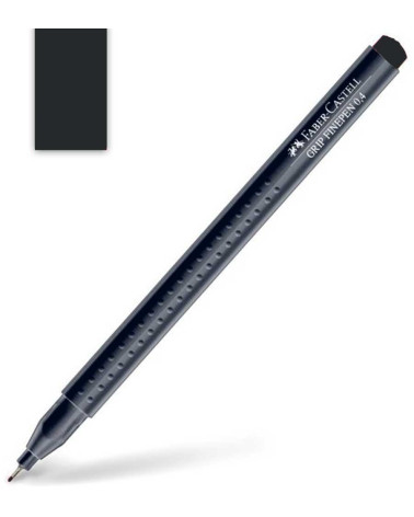 Μαρκαδοράκι Faber Castell Grip Finepen 0.4mm Black