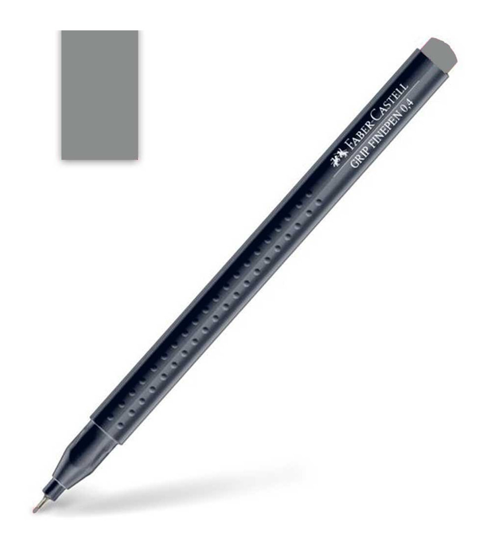 Μαρκαδοράκι Faber Castell Grip Finepen 0.4mm Warm Grey IV