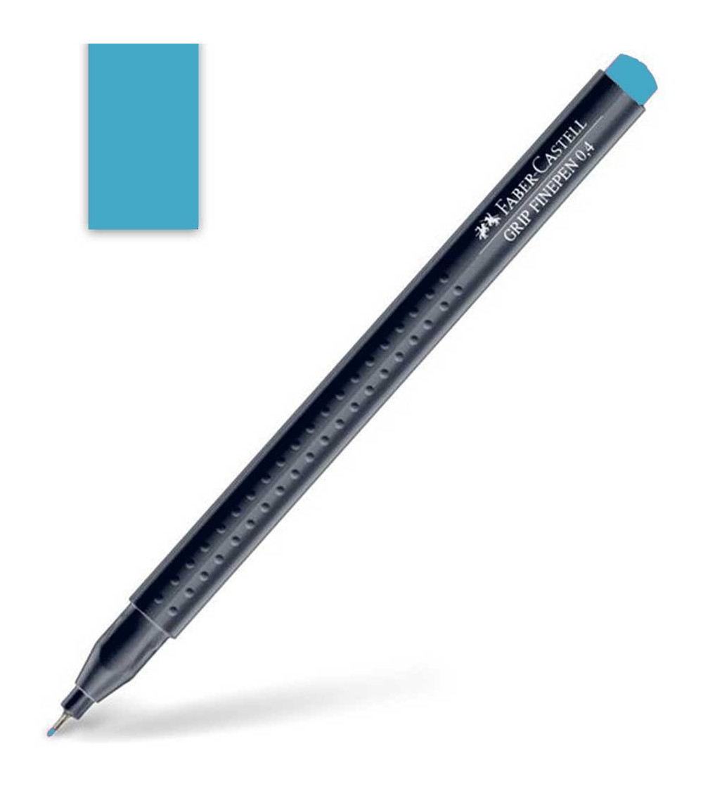 Μαρκαδοράκι Faber Castell Grip Finepen 0.4mm Light Blue