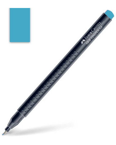 Μαρκαδοράκι Faber Castell Grip Finepen 0.4mm Light Blue