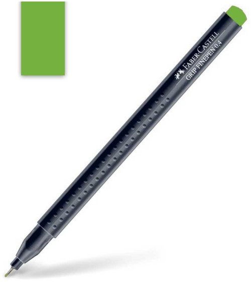 Μαρκαδοράκι Faber Castell Grip Finepen 0.4mm Grass Green