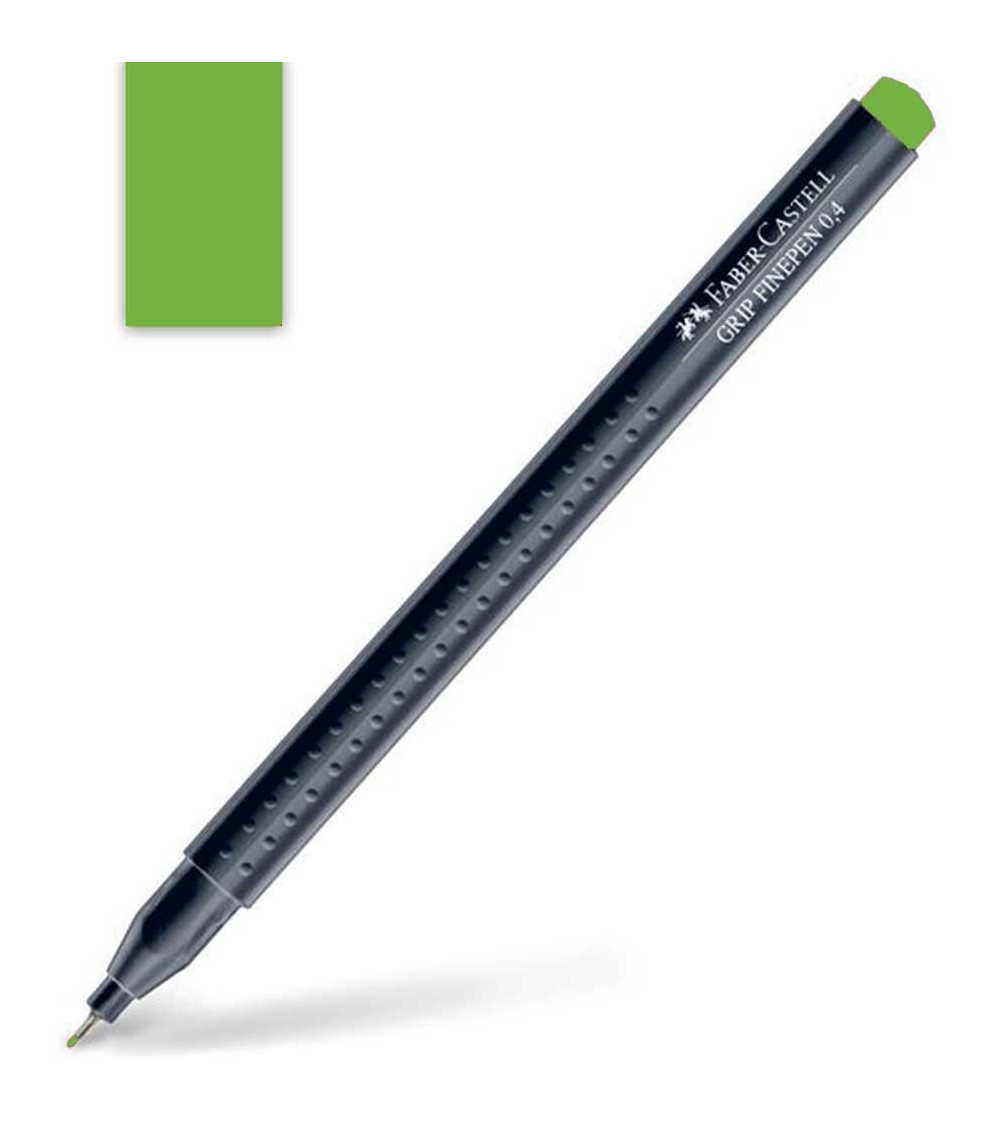 Μαρκαδοράκι Faber Castell Grip Finepen 0.4mm Grass Green