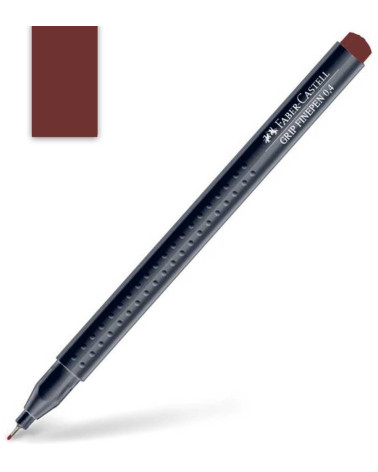 Μαρκαδοράκι Faber Castell Grip Finepen 0.4mm Burnt Ochre