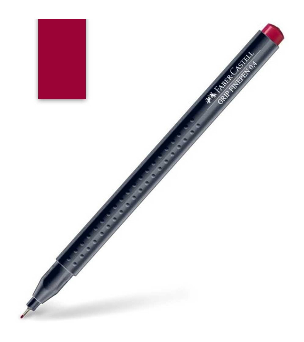 Μαρκαδοράκι Faber Castell Grip Finepen 0.4mm Raspberry