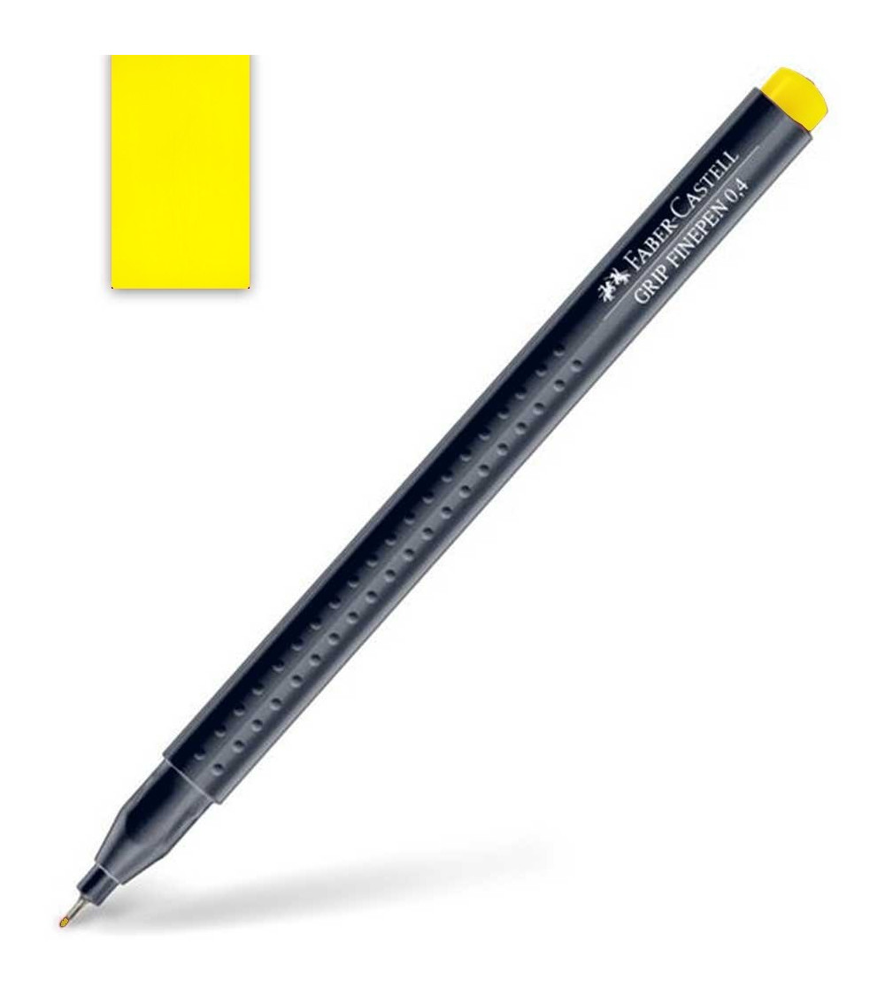 Μαρκαδοράκι Faber Castell Grip Finepen 0.4mm Cadmium Yellow