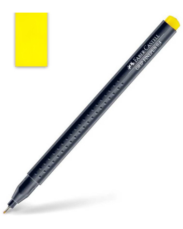 Μαρκαδοράκι Faber Castell Grip Finepen 0.4mm Cadmium Yellow