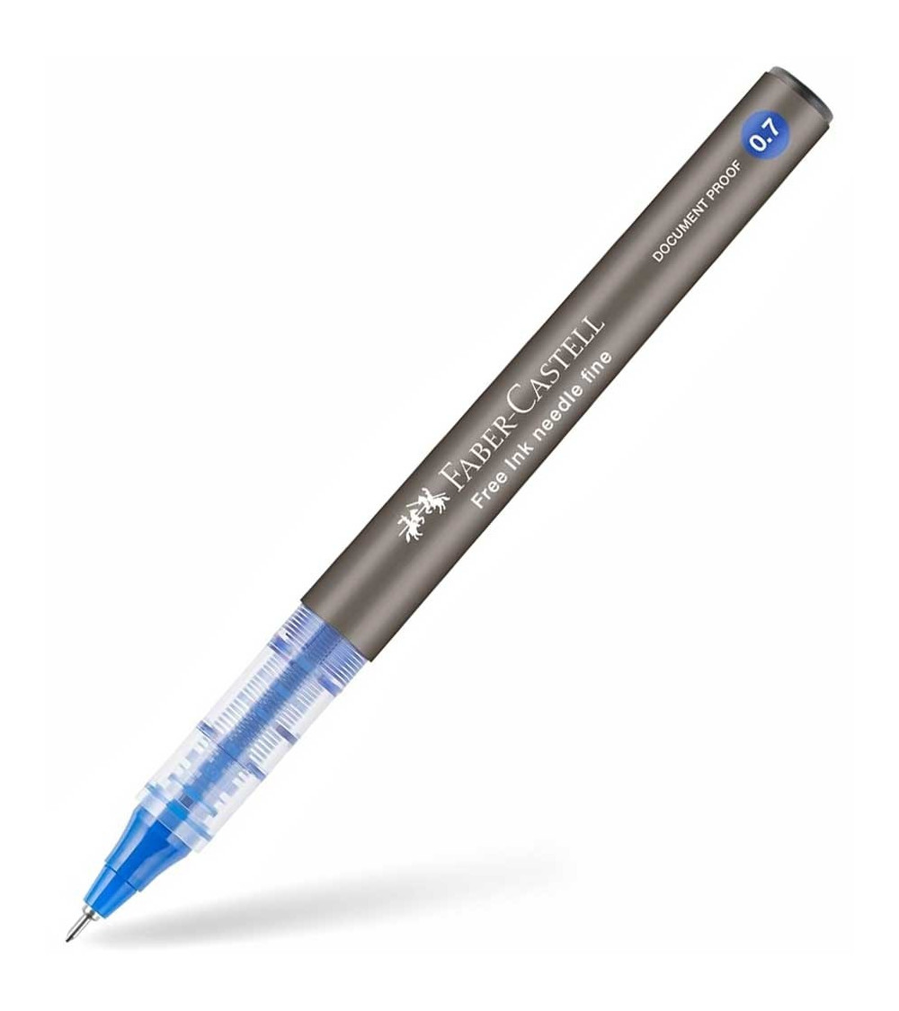 Στυλό Faber Castell 0.7 Free Ink Needle Roller Μπλε