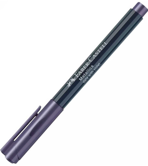 Μαρκαδόρος Faber Castell Metallic Date With Violet