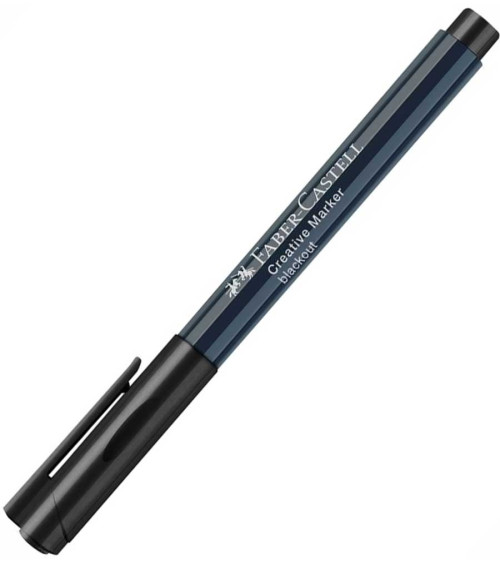 Μαρκαδόρος Faber Castell Metal Creative Marker Black