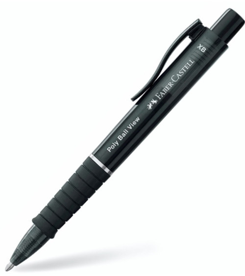 Στυλό Faber Castell Poly Ball View 0.6 Black