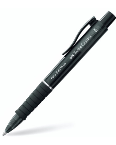 Στυλό Faber Castell Poly Ball View 0.6 Black