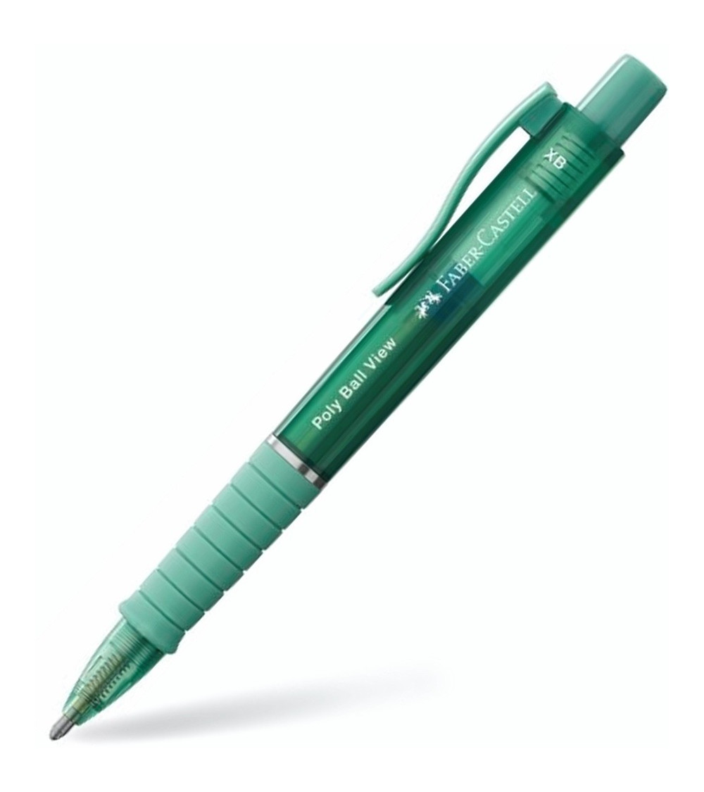 Στυλό Faber Castell Poly Ball View 0.6 Green Lily