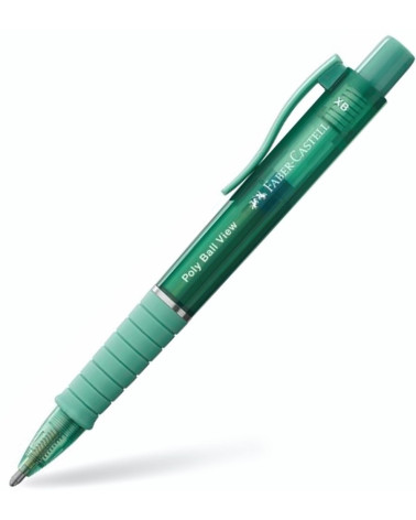 Στυλό Faber Castell Poly Ball View 0.6 Green Lily