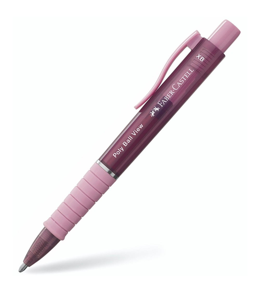 Στυλό Faber Castell Poly Ball View 0.6 Roze Shadow