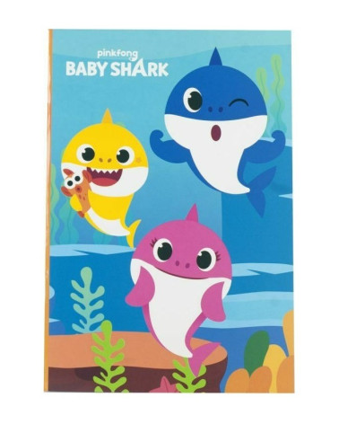 Τετράδιο Καρφίτσα Gim Baby Shark Β5 40φ