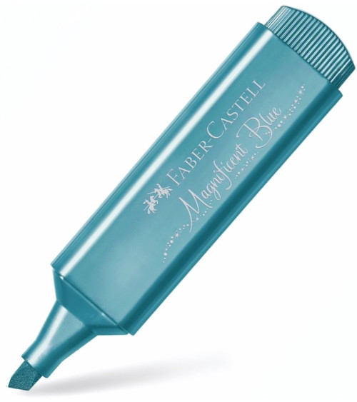 Μαρκαδόρος 46 Faber Castell Υπογράμμισης Metallic Magnificent Blue