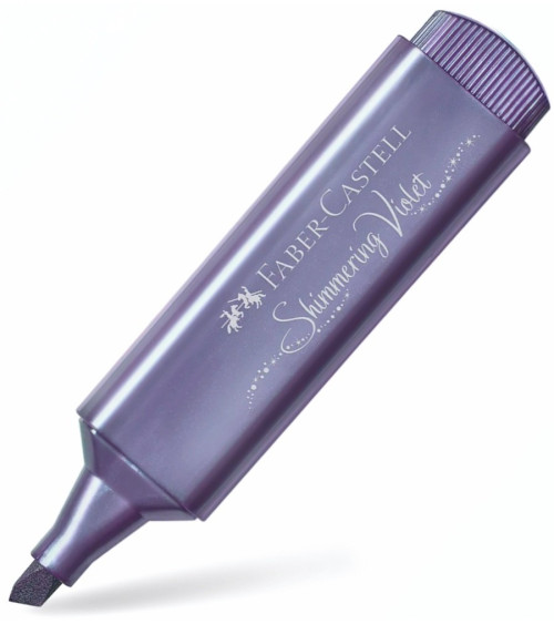 Μαρκαδόρος 46 Faber Castell Υπογράμμισης Μetallic Violet