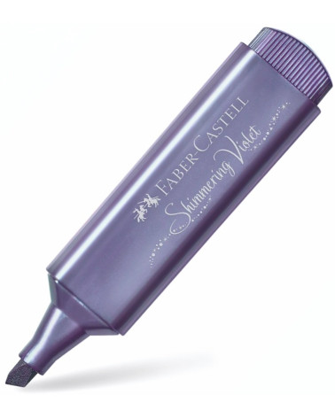 Μαρκαδόρος 46 Faber Castell Υπογράμμισης Μetallic Violet