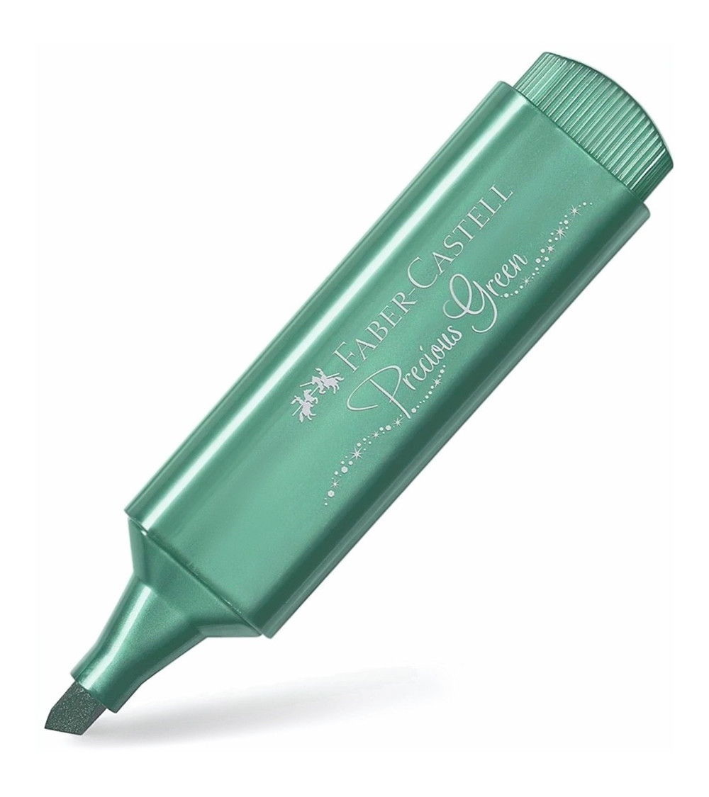 Μαρκαδόρος 46 Faber Castell Υπογράμμισης Μetallic Precious Green