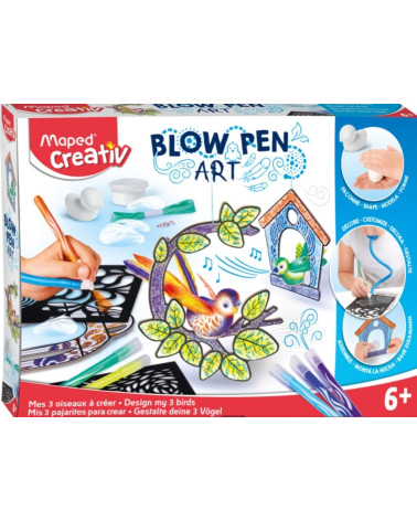 Σετ Ζωγραφικής Μaped Creativ Blowpen Art Αέρος