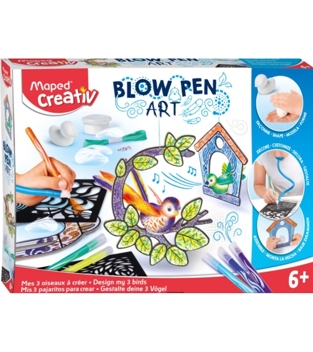 Σετ Ζωγραφικής Μaped Creativ Blowpen Art Αέρος