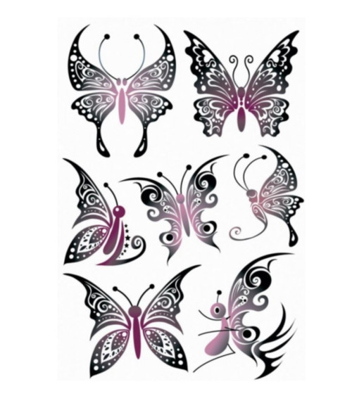 Tattoo Herma Tribal Butterfly