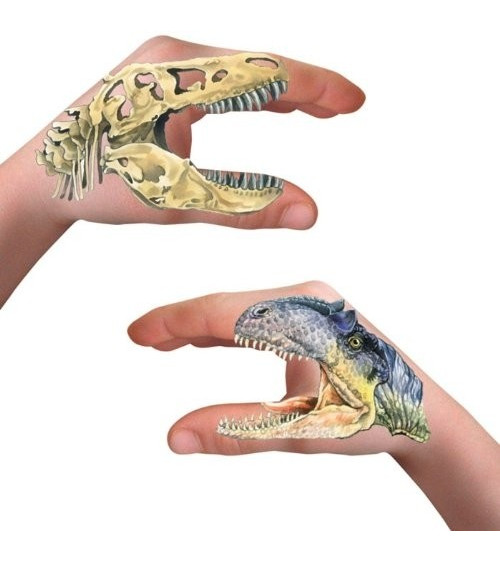 Tattoo Spiegelburg Hand-Tattoos T-Rex World