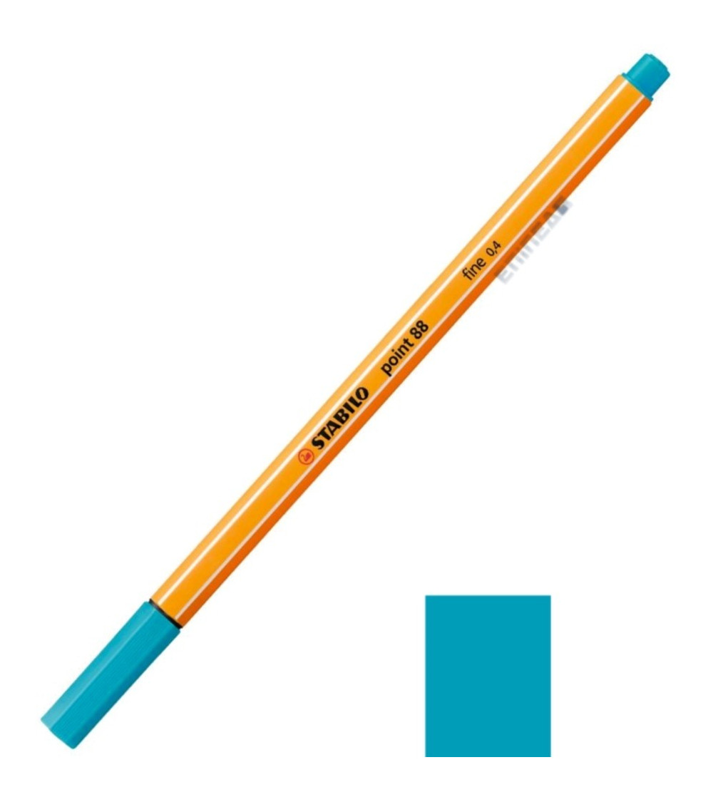 Μαρκαδοράκι 88/31 Stabilo Point 0.4 Light Blue