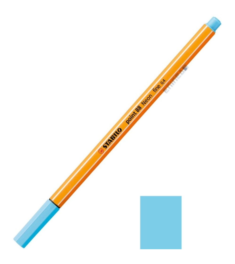 Μαρκαδοράκι 88/031 Stabilo Point 0.4 neon blue