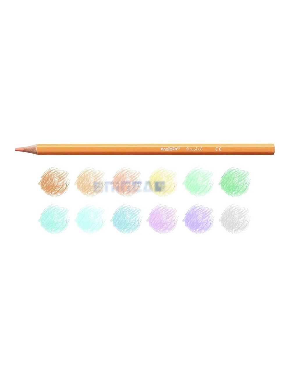 Ξυλομπογιές Carioca 12χρ Pastel