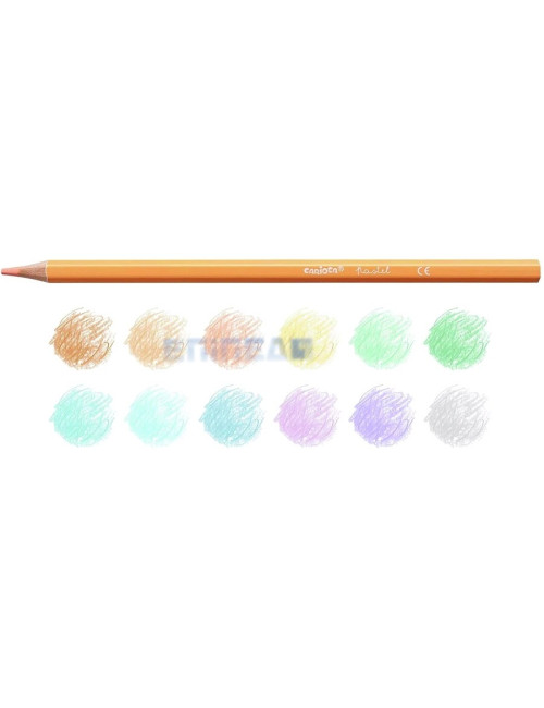 Ξυλομπογιές Carioca 12χρ Pastel
