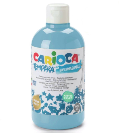 Τέμπερα 500ml Carioca 44 Pastel Azul Cyan