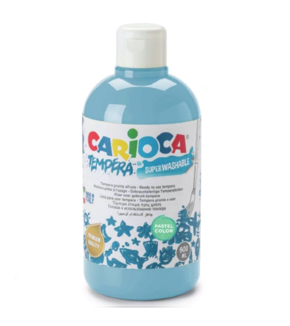 Τέμπερα 500ml Carioca 44 Pastel Azul Cyan