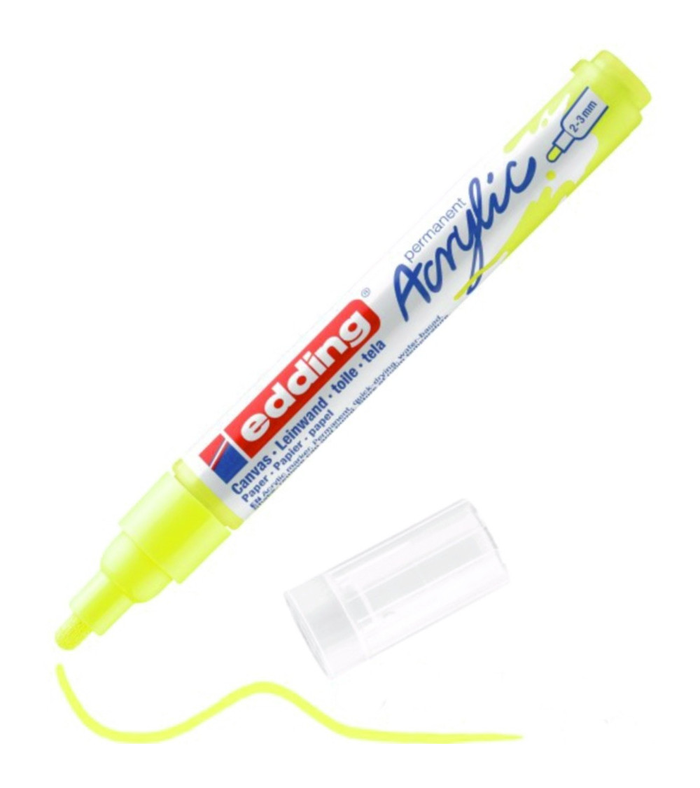 Μαρκαδόρος Edding 5100/065 Ακρυλικός 2-3mm Neon Yellow